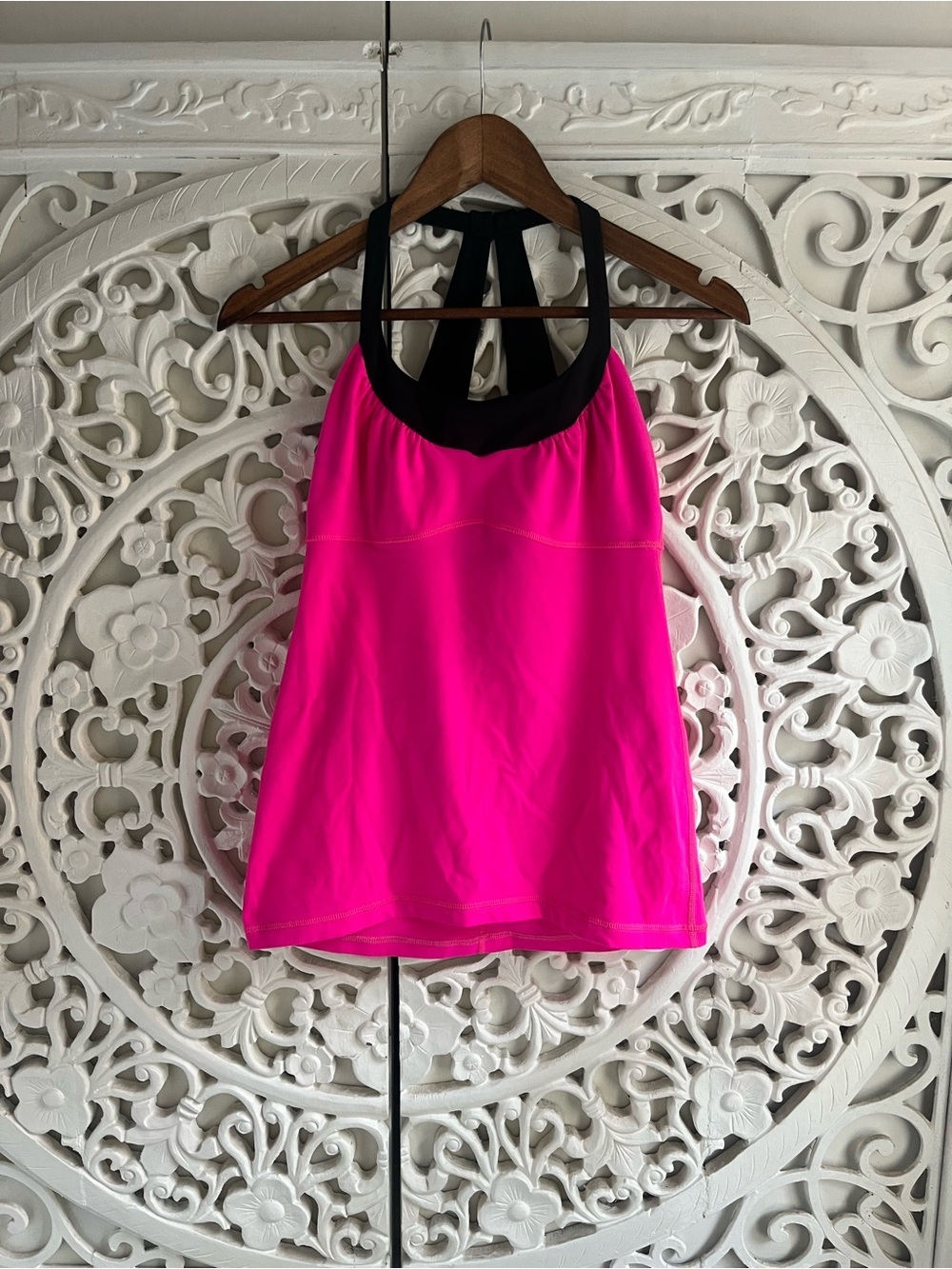 Lululemon Hot Pink Racerback Built In Bra Tank Top Size S - estimate